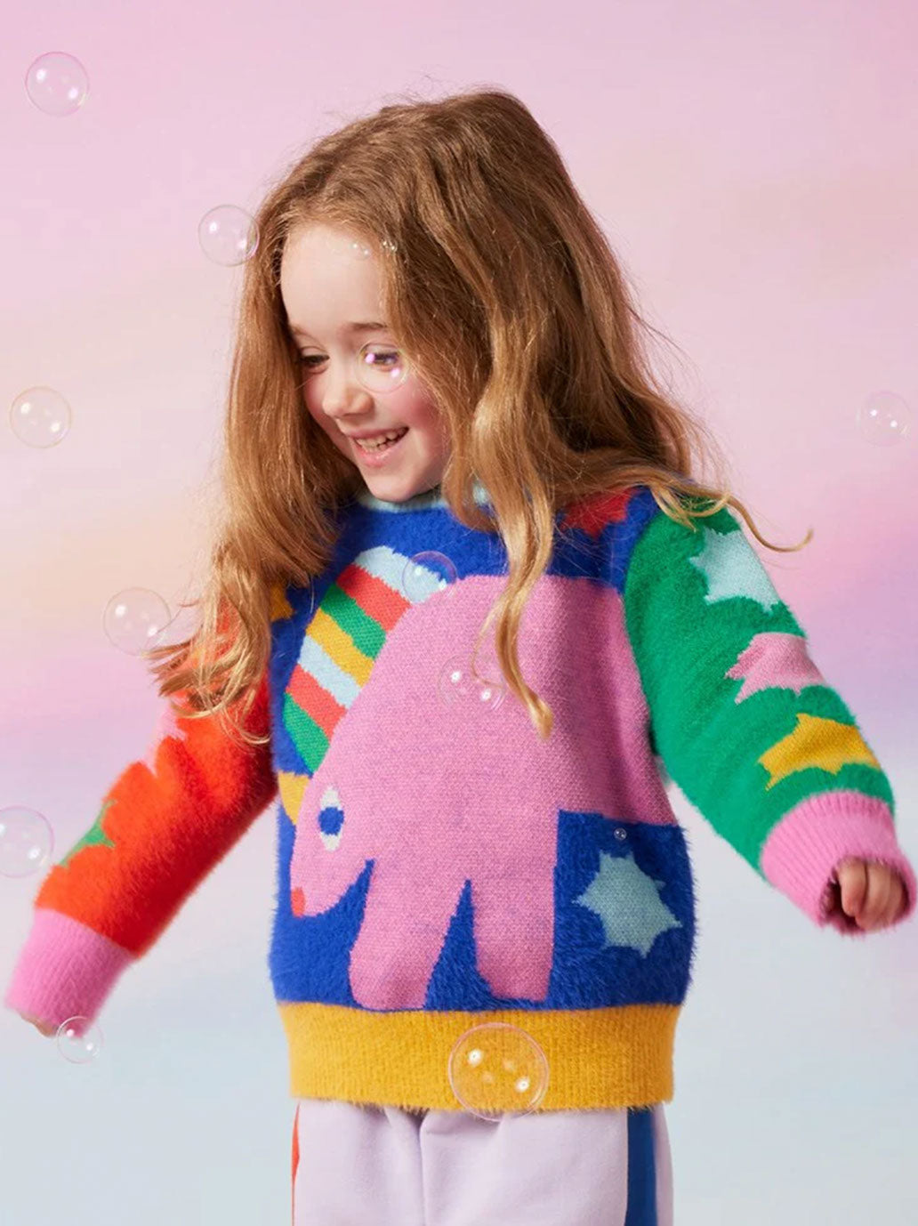 Sweter z kolorowym wzorem Halcyon Nights BEBE Concept 