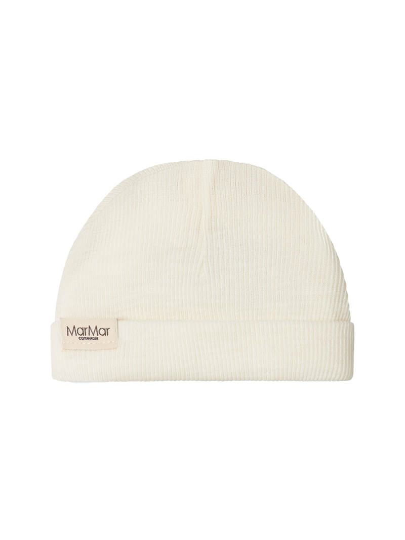Czapeczka niemowlęca z merino Aiko Rib MarMar Copenhagen BEBE Concept 
