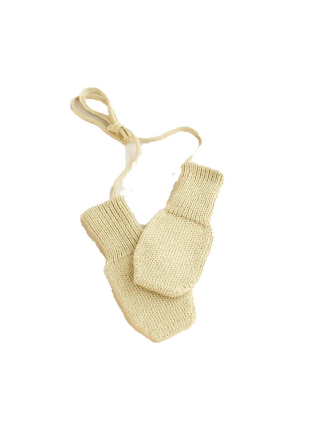 Miękkie rękawiczki z wełny merino Hvid BEBE Concept 