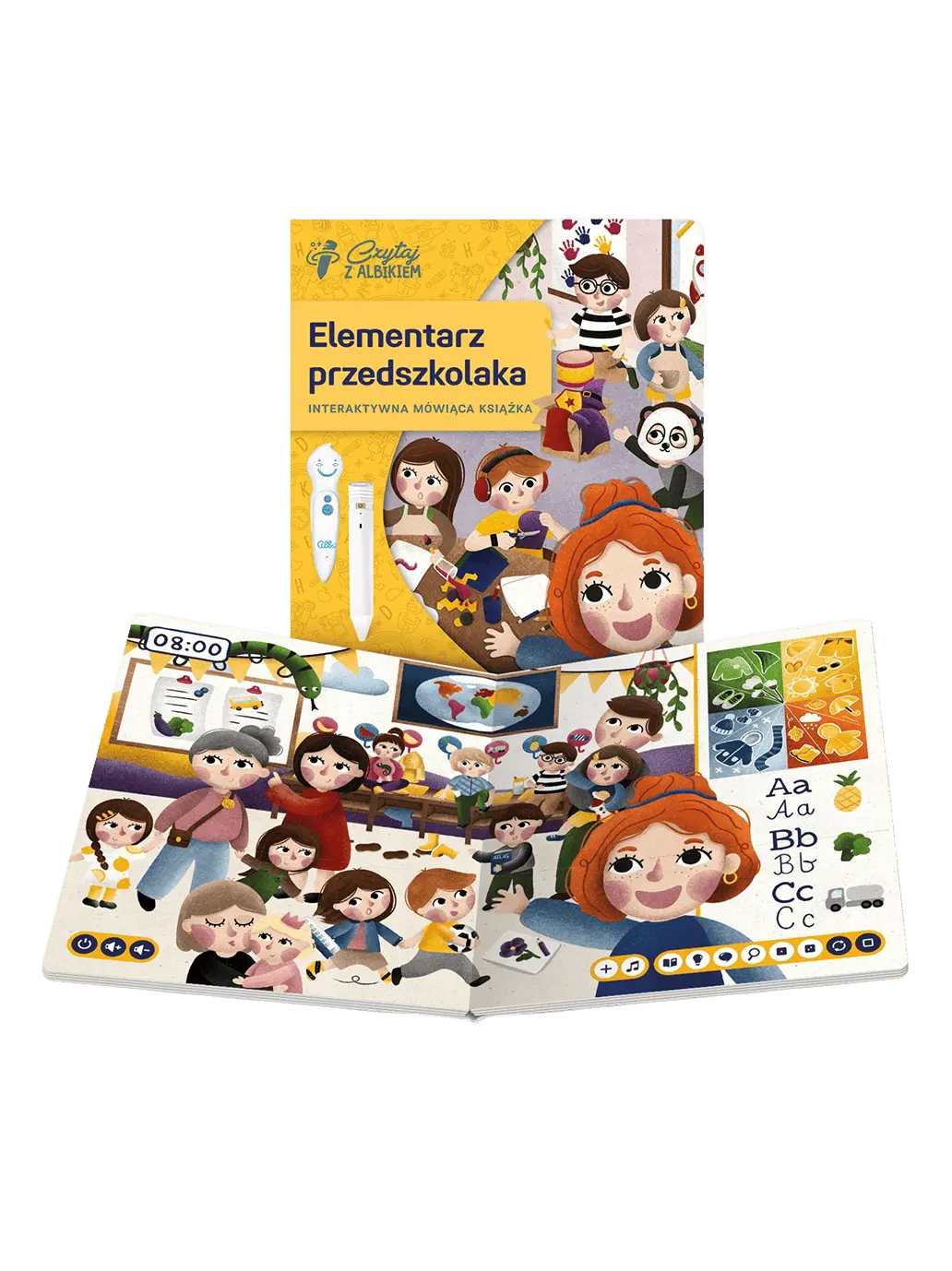 Elementarz przedszkolaka. Książka interaktywna Albi BEBE Concept 
