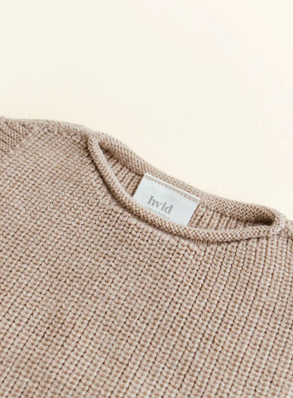 Kamizelka merino dla niemowląt Harvey vest Hvid BEBE Concept 