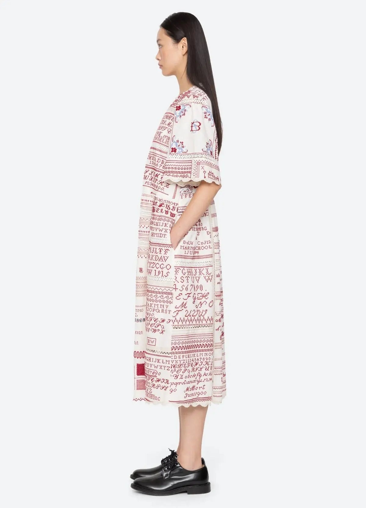 Kit embroidery midi dress SEA New York BEBE Concept 