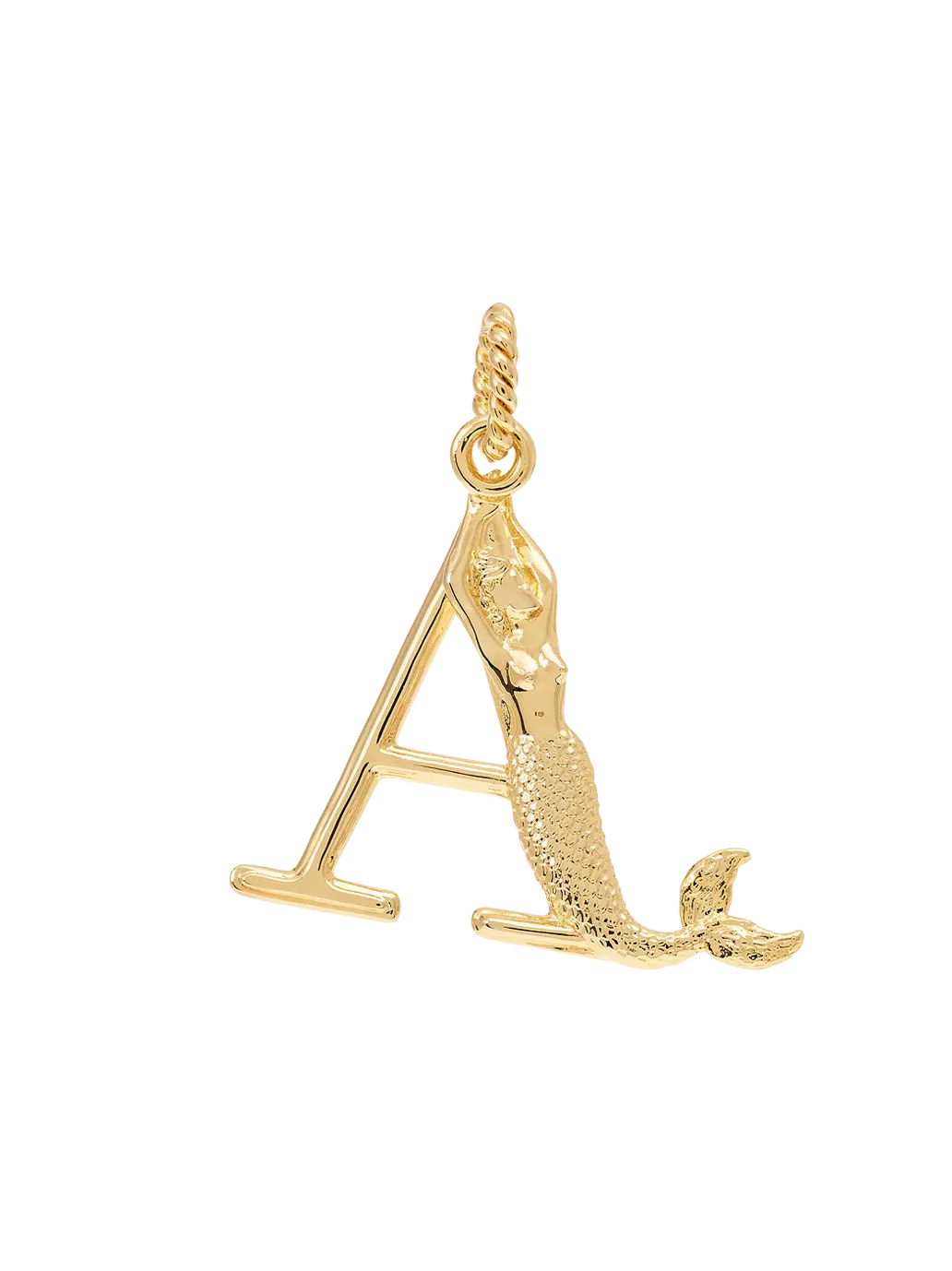 Pozłacana zawieszka Initial Muse Necklace Charm Anna + Nina BEBE Concept 