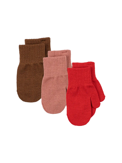 OUTLET Zestaw rękawiczek z jednym palcem Filla Mittens | rozm. 6-12m Konges Slojd BEBE Concept 