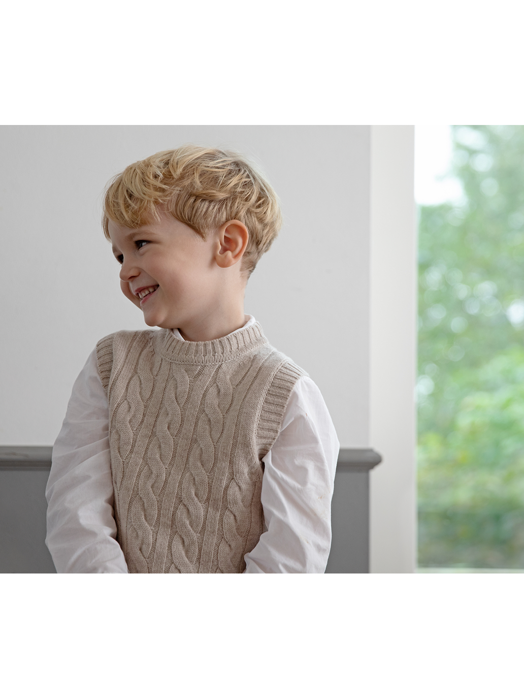 Kamizelka Meri Vest z wełny i kaszmiru HOLMM BEBE Concept 