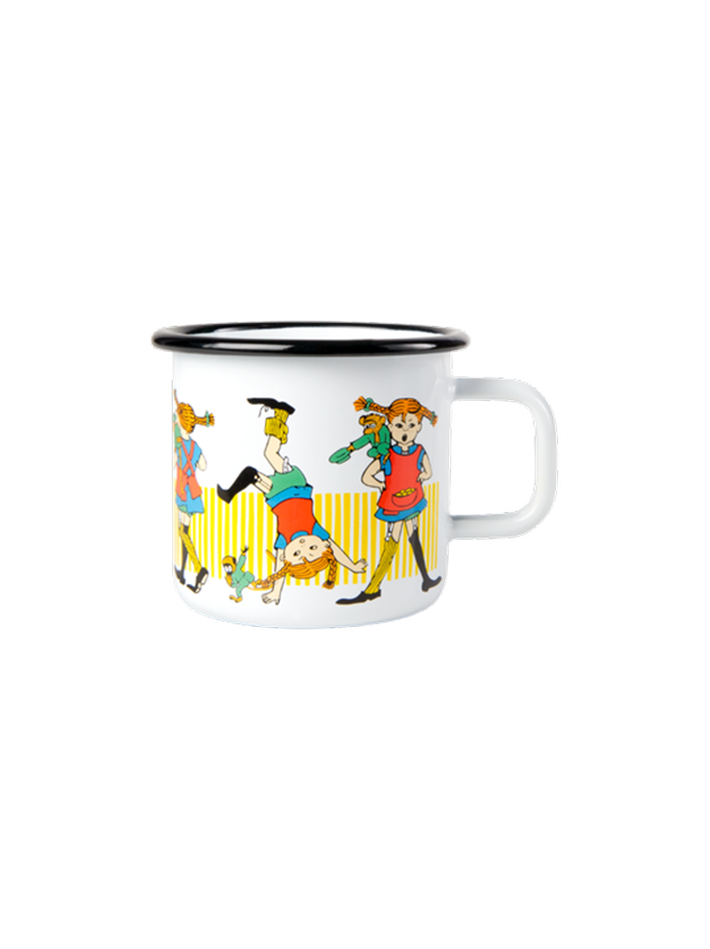 Emaliowany kubek retro Pippi 3.7 dl Muurla BEBE Concept 
