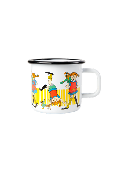 Emaliowany kubek retro Pippi 3.7 dl Muurla BEBE Concept 