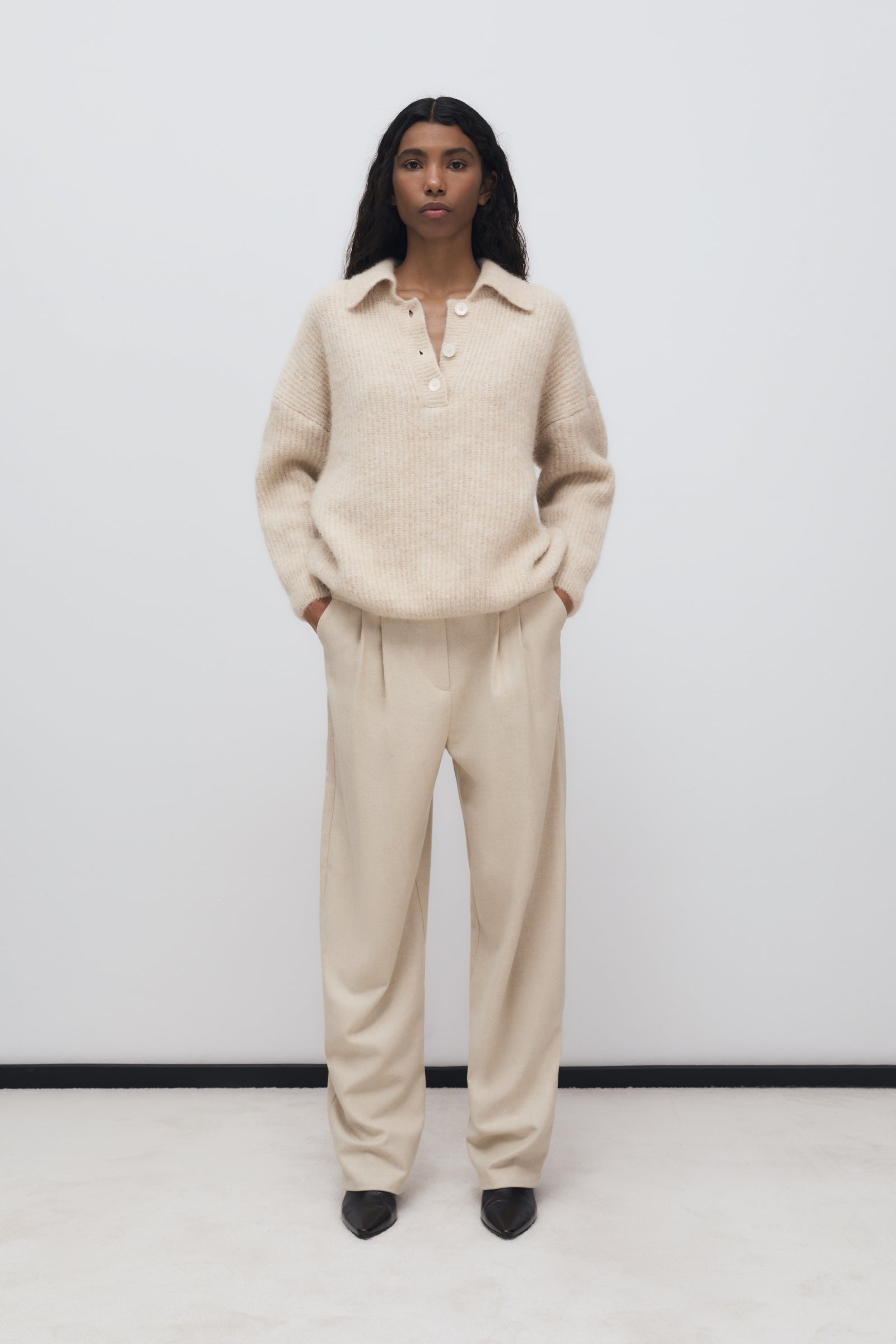 Sweter Mimi Woman Knit Polo The New Society BEBE Concept 