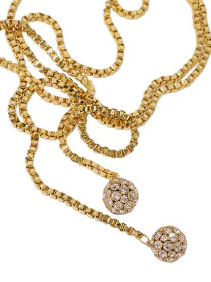 Crystal Sphere Tie PEARL OCTOPUSS.Y BEBE Concept 