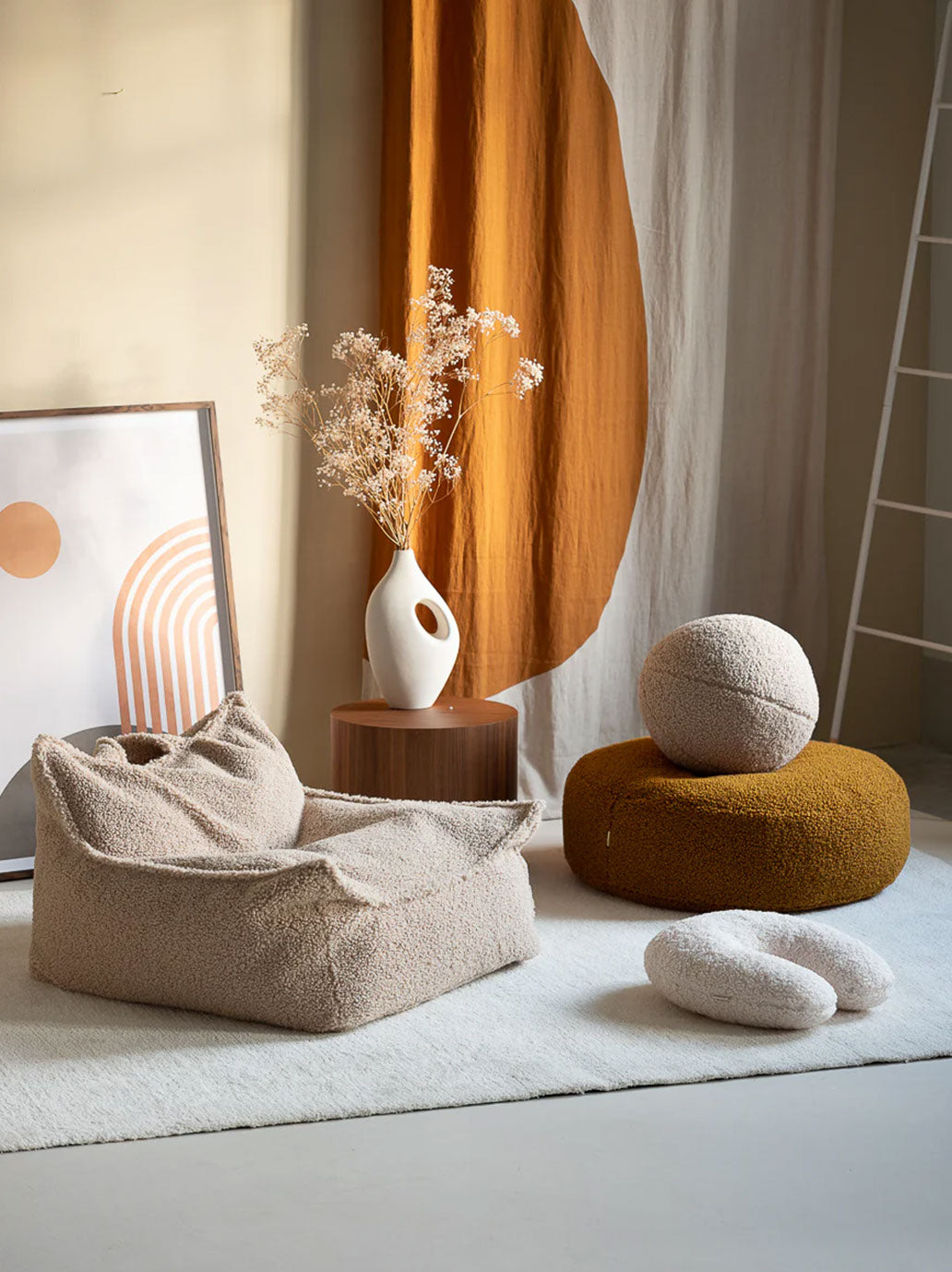 Fotel pufa dla dzieci Beanbag Chair WigiWama BEBE Concept 