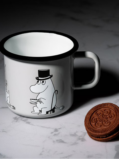 Emaliowany kubek retro Moomin 3.7 dl Muurla BEBE Concept 
