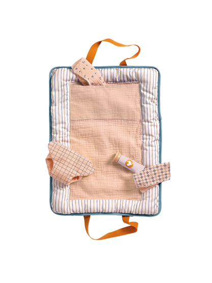 Torba z przewijakiem dla lalki Pomea Djeco BEBE Concept 