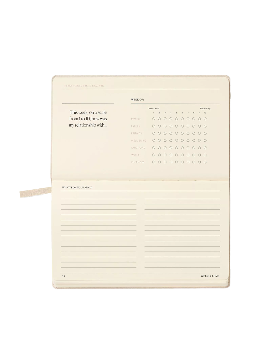 Notatnik The weekly love planner Intelligent Change BEBE Concept 