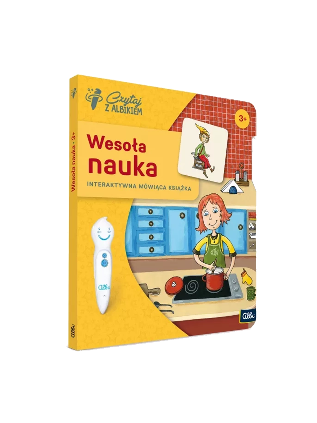 Wesoła nauka. Zestaw książka z piórem Albi BEBE Concept 