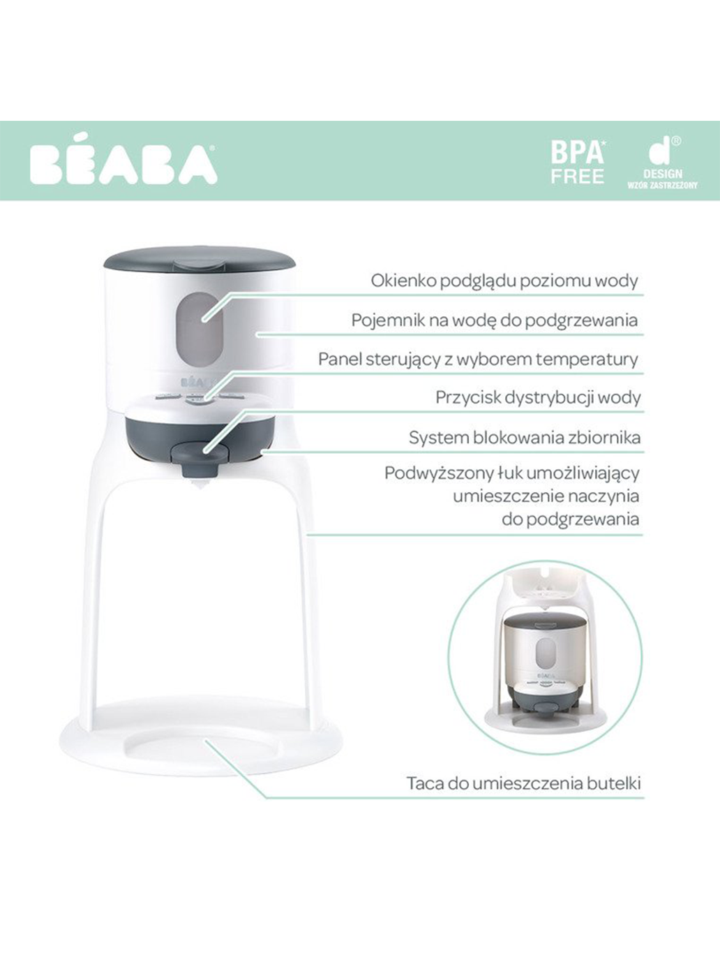 Ekspres do mleka 2w1 Bib’expresso Beaba BEBE Concept 