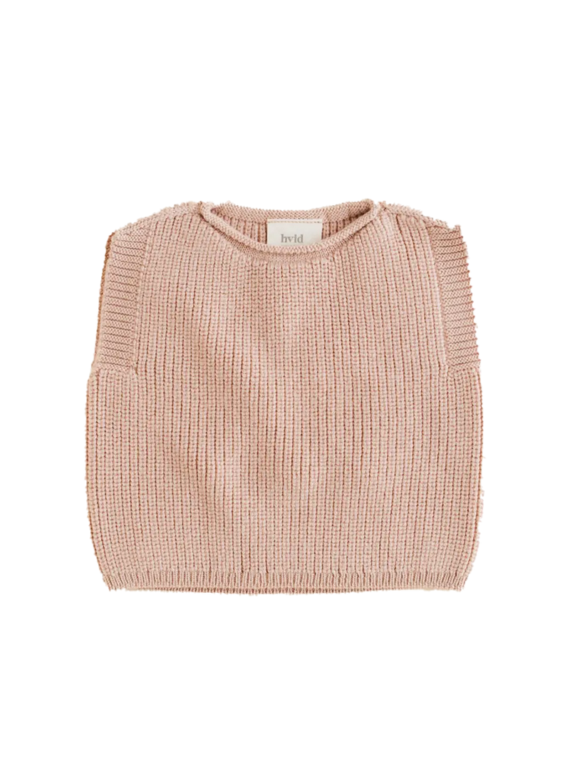 Kamizelka merino dla niemowląt Harvey vest Hvid BEBE Concept 