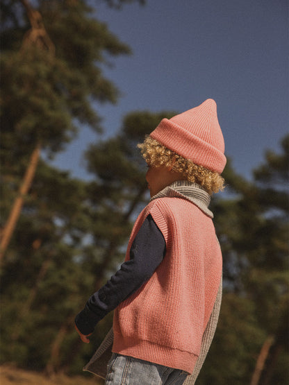 Kamizelka merino Harvey Hvid BEBE Concept 