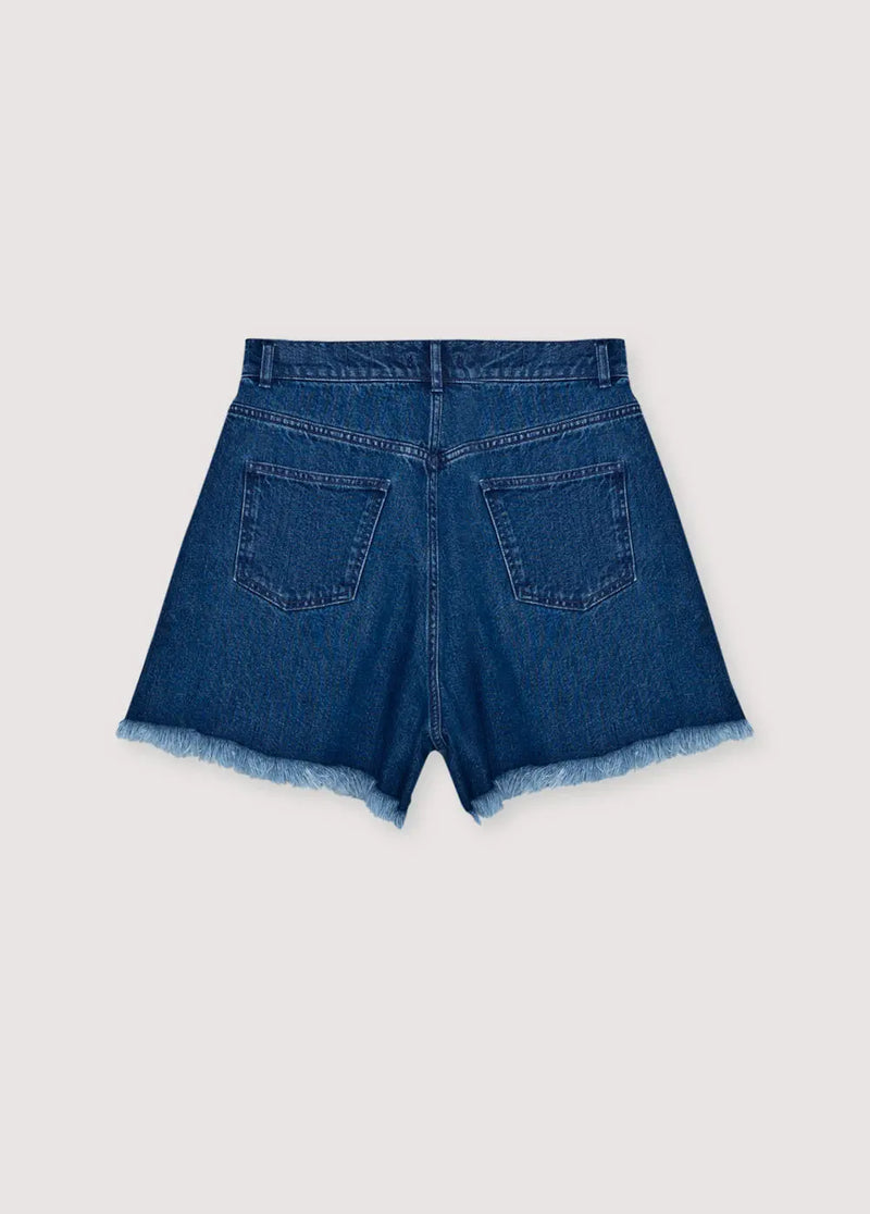 TNS Denim Woman Short Indigo Denim The New Society BEBE Concept 