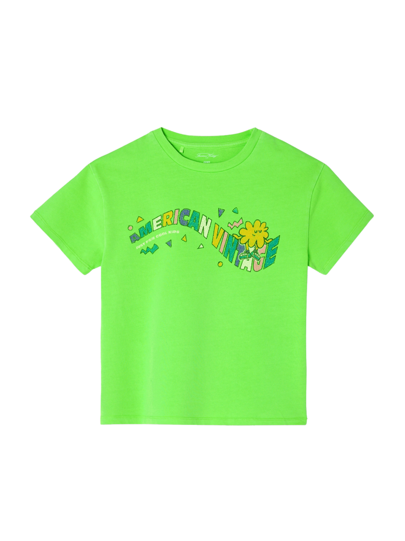 Bawełniany t-shirt z nadrukiem Fivalley American Vintage BEBE Concept 