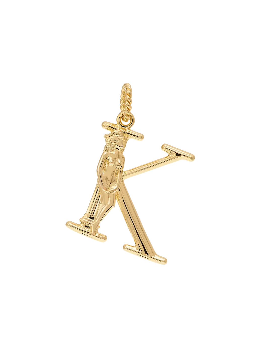 Pozłacana zawieszka Initial Muse Necklace Charm Anna + Nina BEBE Concept 