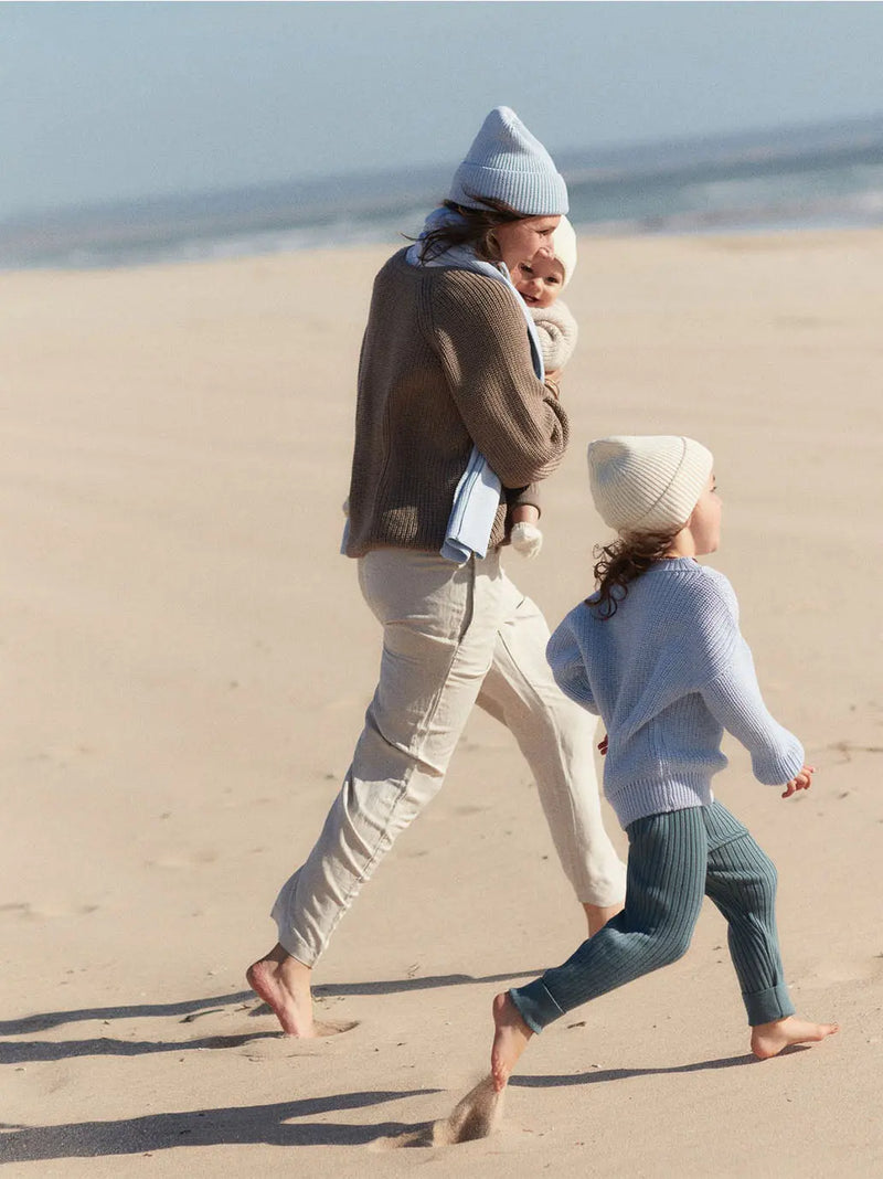 Legginsy z wełny merino dla dzieci Everyday Mille Family BEBE Concept 