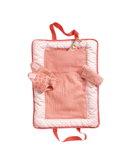Torba z przewijakiem dla lalki Pomea Djeco BEBE Concept 
