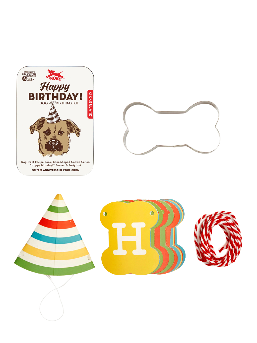 Zestaw dla psa Kobe Dog Birthday Set Kikkerland BEBE Concept 