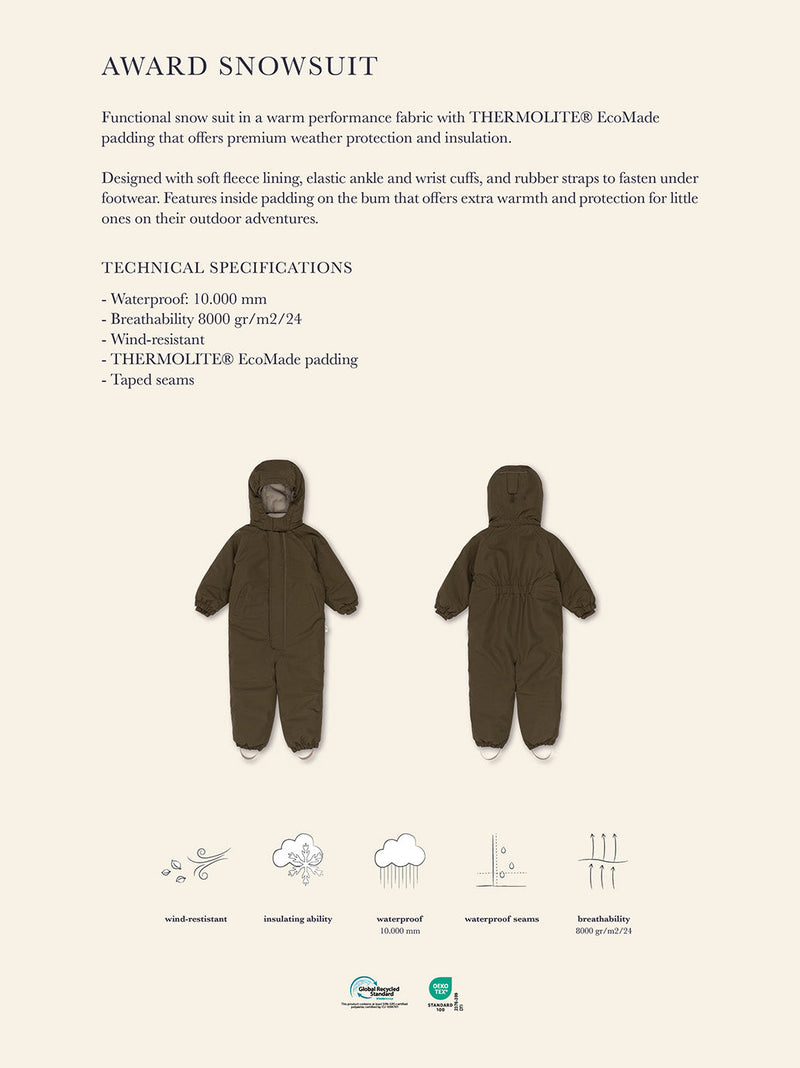 Award snowsuit solid grs Konges Slojd BEBE Concept 