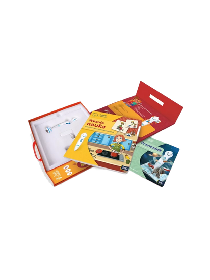Wesoła nauka. Zestaw książka z piórem Albi BEBE Concept 