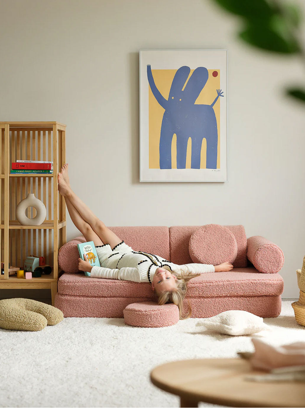 Kanapa modułowa dla dzieci Play Sofa Settee WigiWama BEBE Concept 