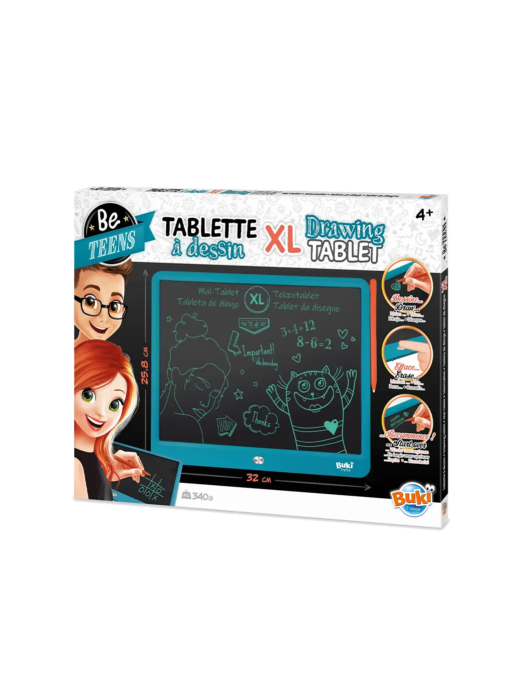 Analogowy tablet XL do rysowania Buki BEBE Concept 