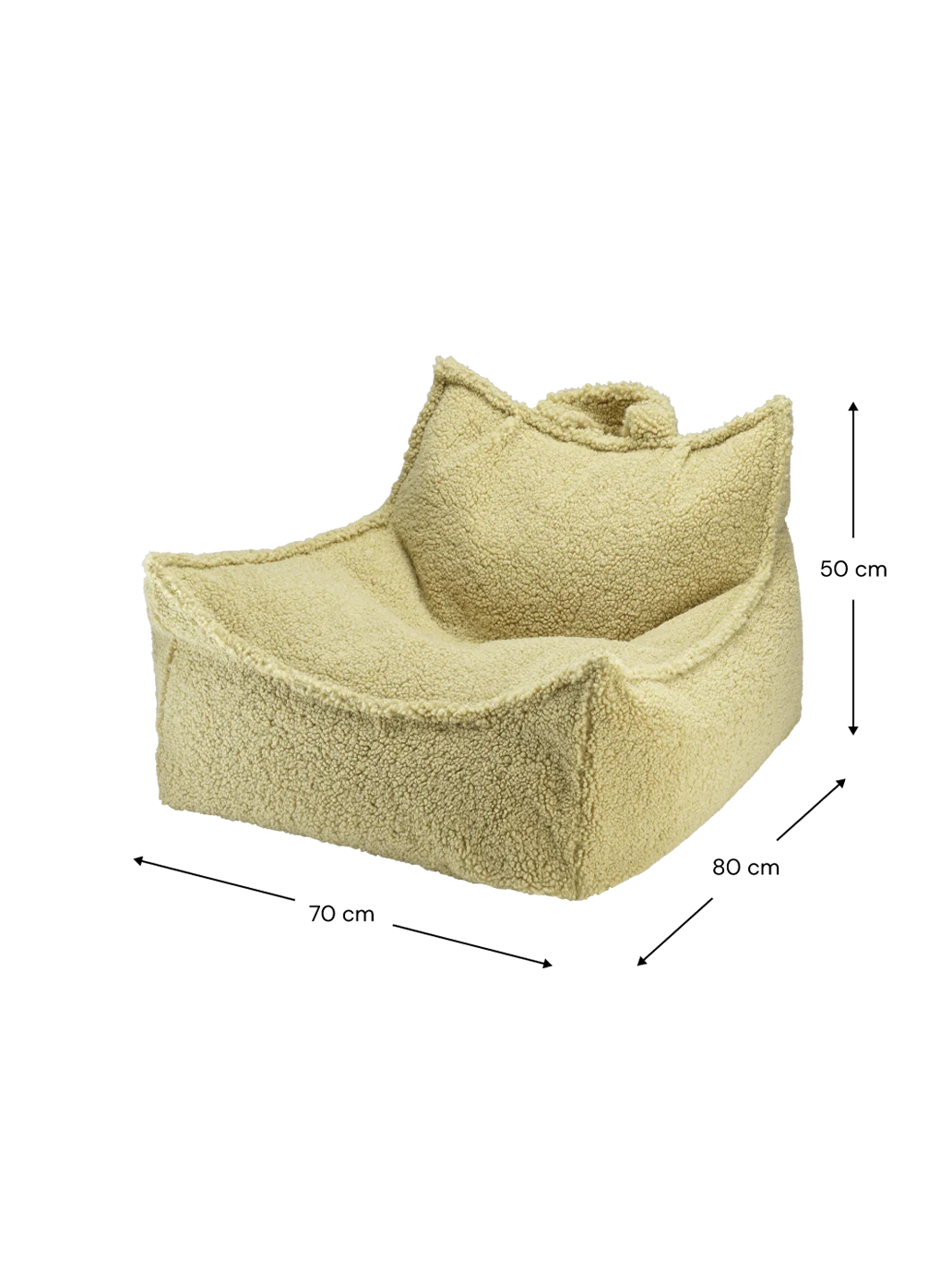 Fotel pufa dla dzieci Beanbag Chair WigiWama BEBE Concept 