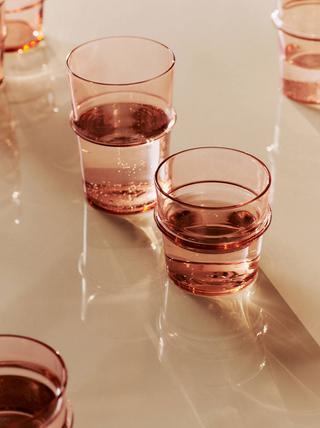 Zestaw szklanek Boya glasses low Ferm Living BEBE Concept 
