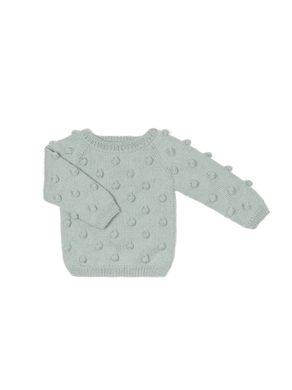 sweterek popcorn z wełny merino Mille Family BEBE Concept 