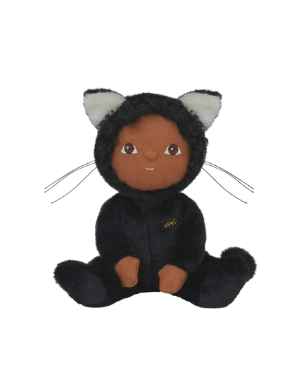 Miękka laleczka Dinky Dinkum Halloween Cat Olli Ella BEBE Concept 