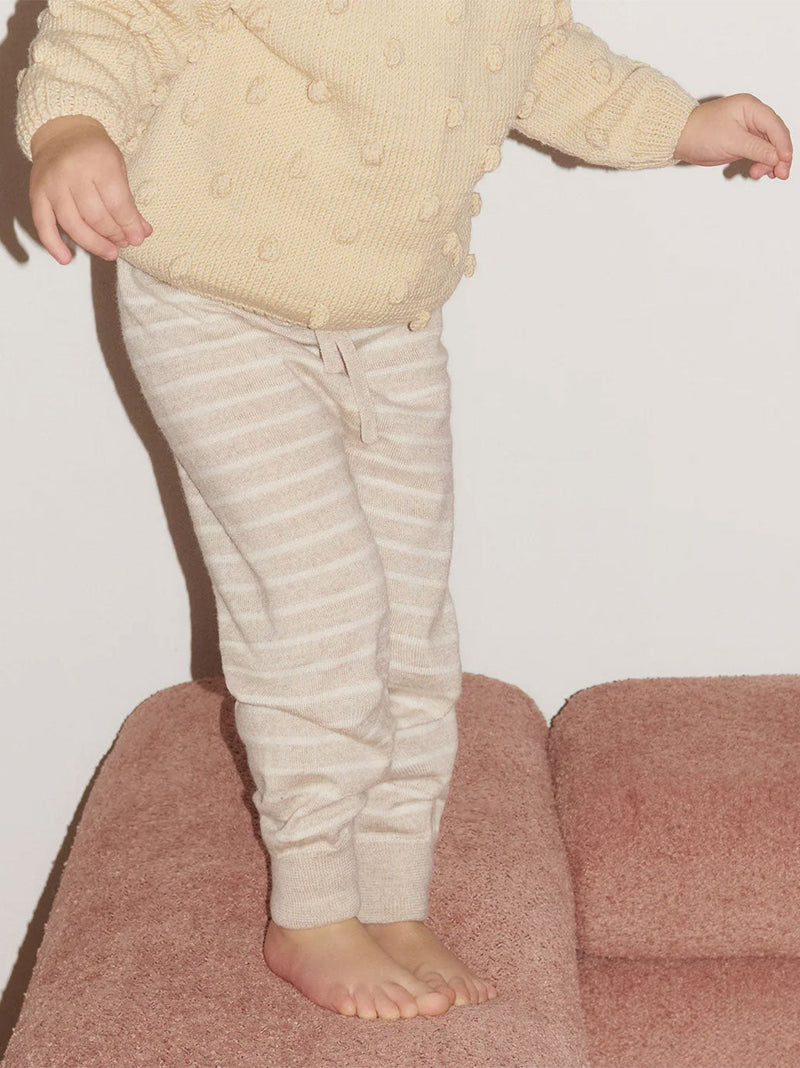 Dziecięce spodnie joggery z wełny merino Mille Family BEBE Concept 
