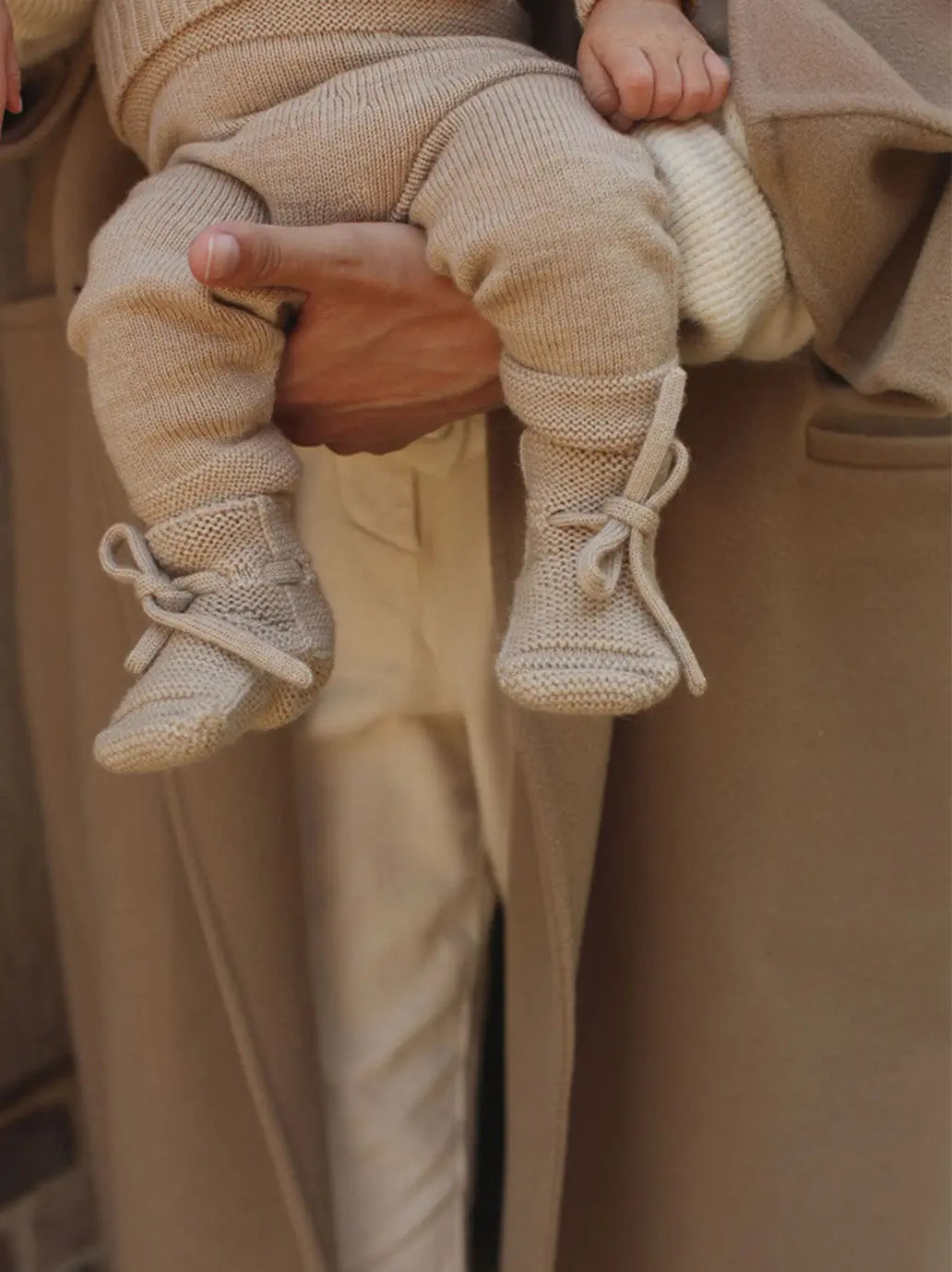 Bezszwowe spodenki z wełny merino Guido Hvid BEBE Concept 