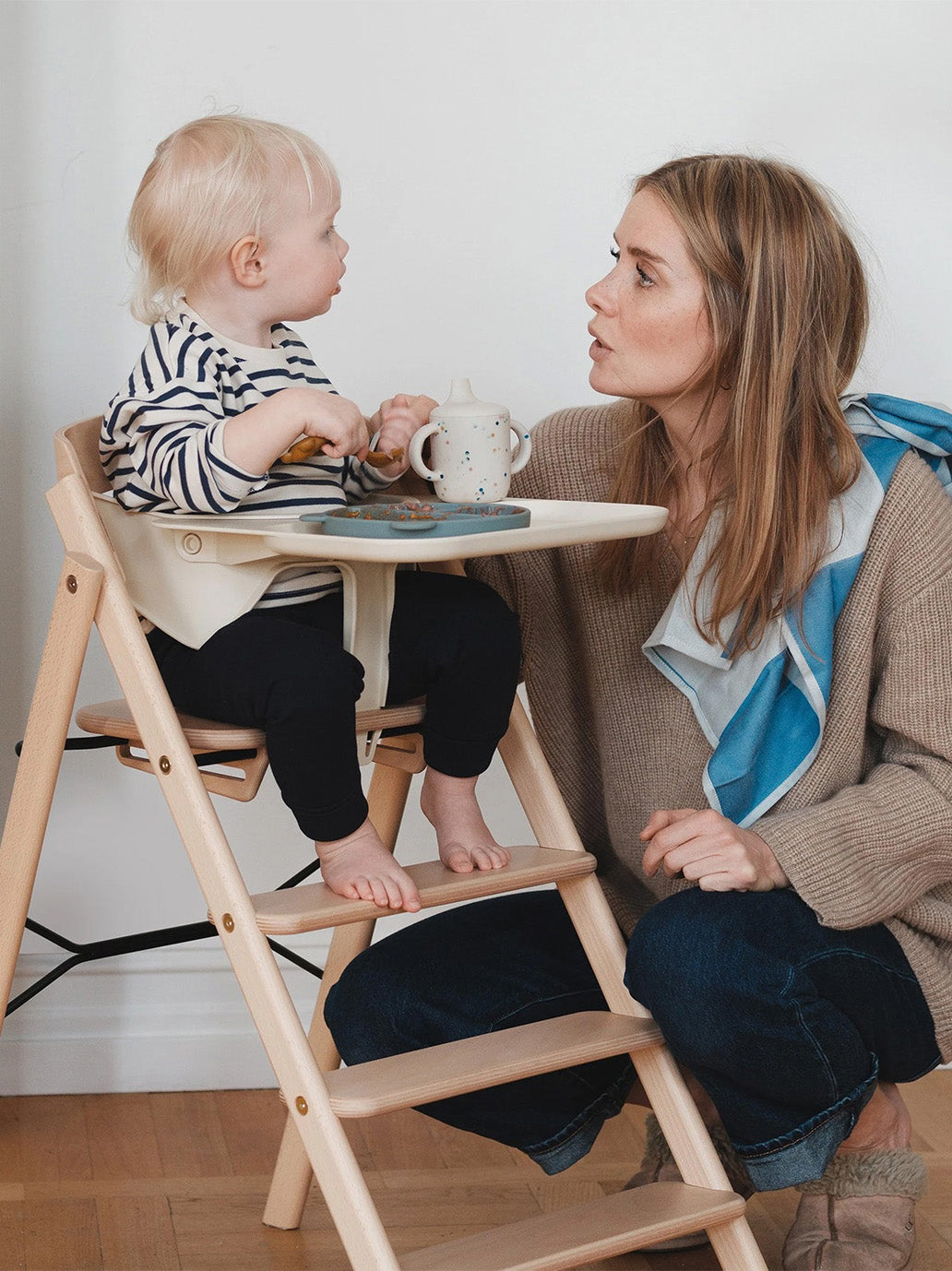 Tacka i szelki KAOS KLAPP® Rail & Tray Set Kaos BEBE Concept 