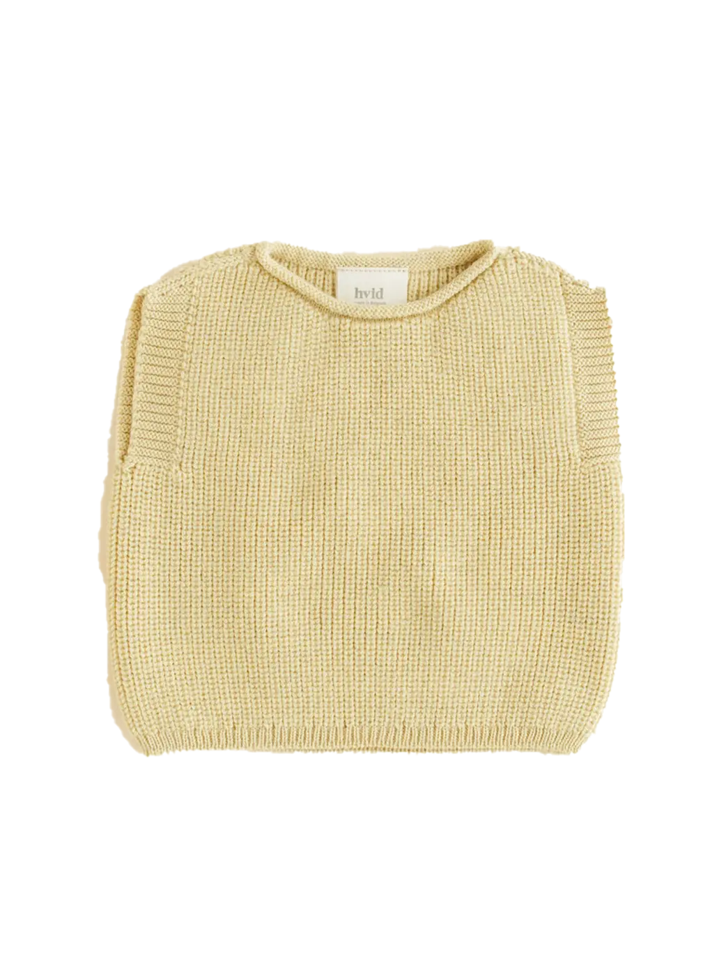Kamizelka merino dla niemowląt Harvey vest Hvid BEBE Concept 