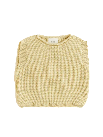 Kamizelka merino dla niemowląt Harvey vest Hvid BEBE Concept 