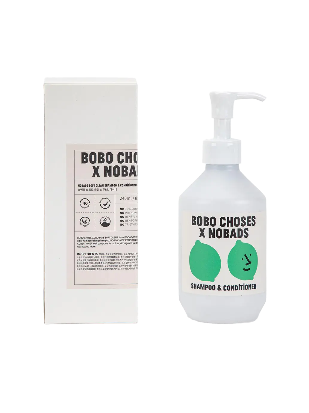 BC x NOBADS Soft Clean Shampoo &amp; Conditioner Bobo Choses BEBE Concept 