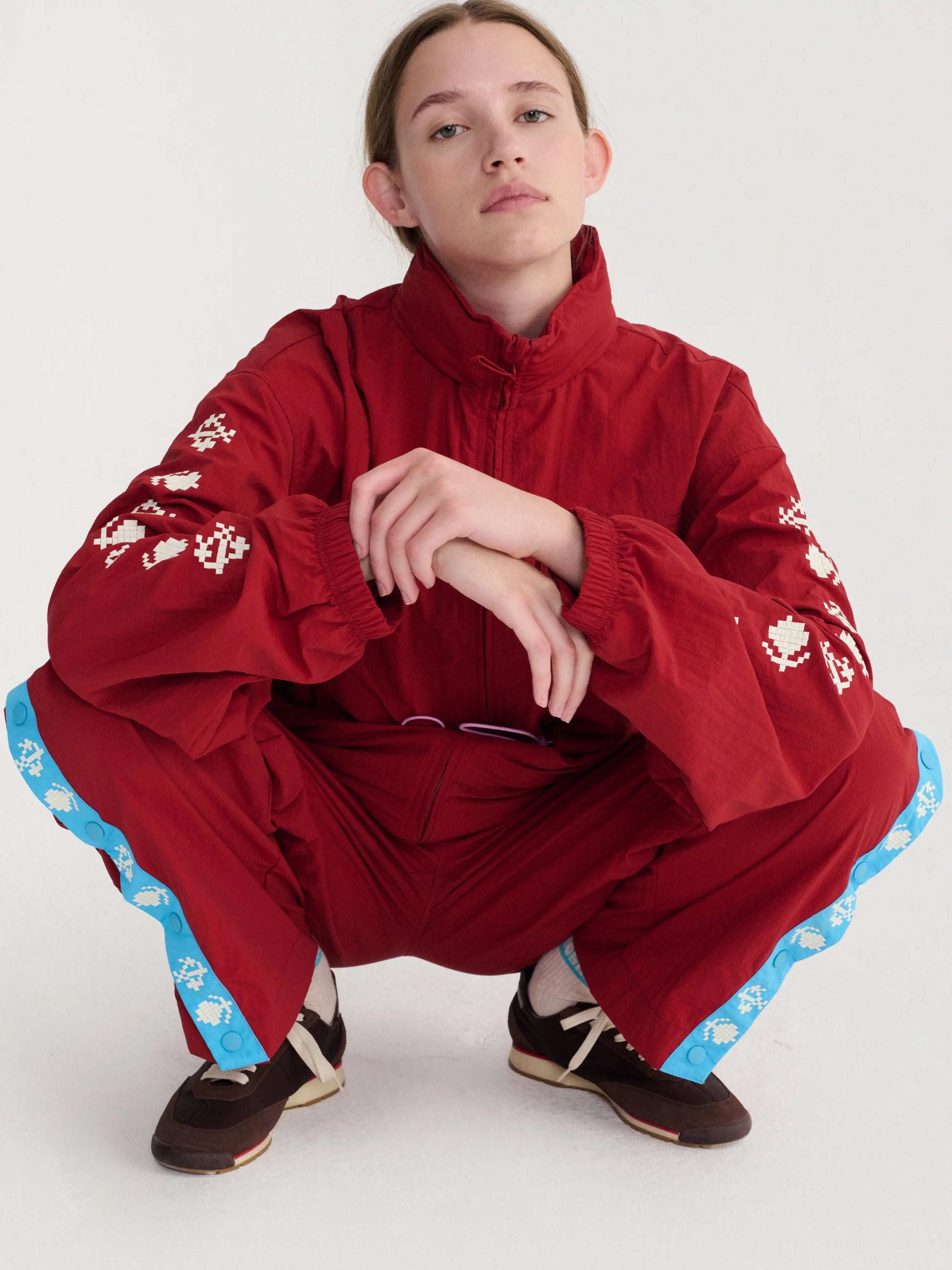Pixel Flowers sporty pants Bobo Choses BEBE Concept 