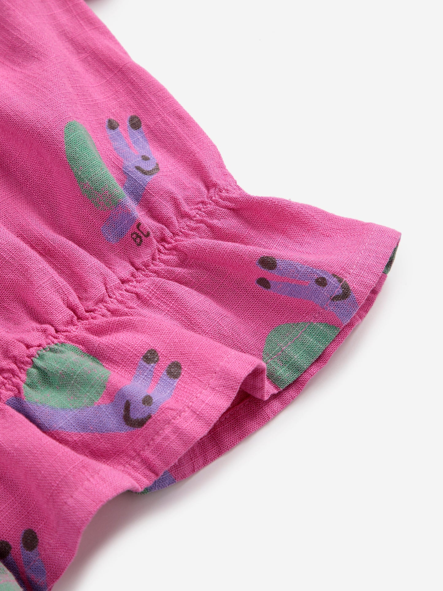 Bluzka Funny Snail all over woven blouse Bobo Choses BEBE Concept 