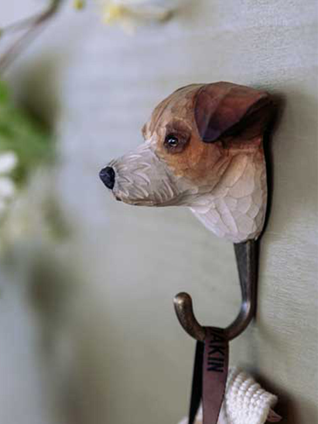 Drewniany haczyk Jack Russel Terrier Wildlife Garden BEBE Concept 