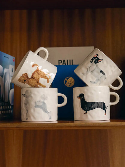 Ceramiczny kubek Dachshund Anna + Nina BEBE Concept 