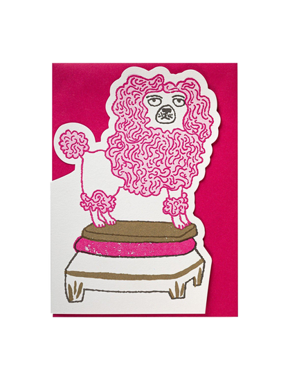Ozdobna kartka z kopertą Poodle Archivist Gallery BEBE Concept 