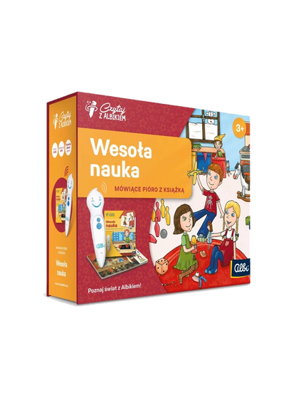 Wesoła nauka. Zestaw książka z piórem Albi BEBE Concept 