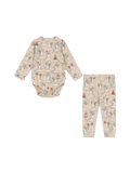 Niemowlęcy zestaw Basic body/pants set Konges Slojd BEBE Concept 
