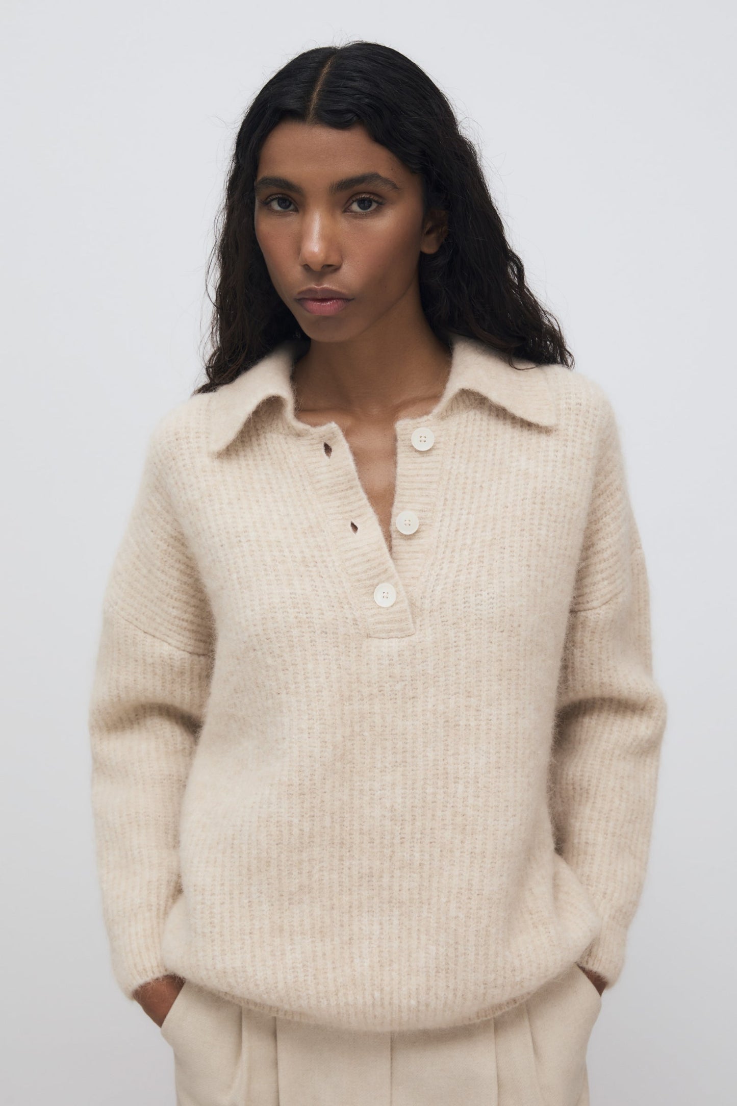 Sweter Mimi Woman Knit Polo The New Society BEBE Concept 