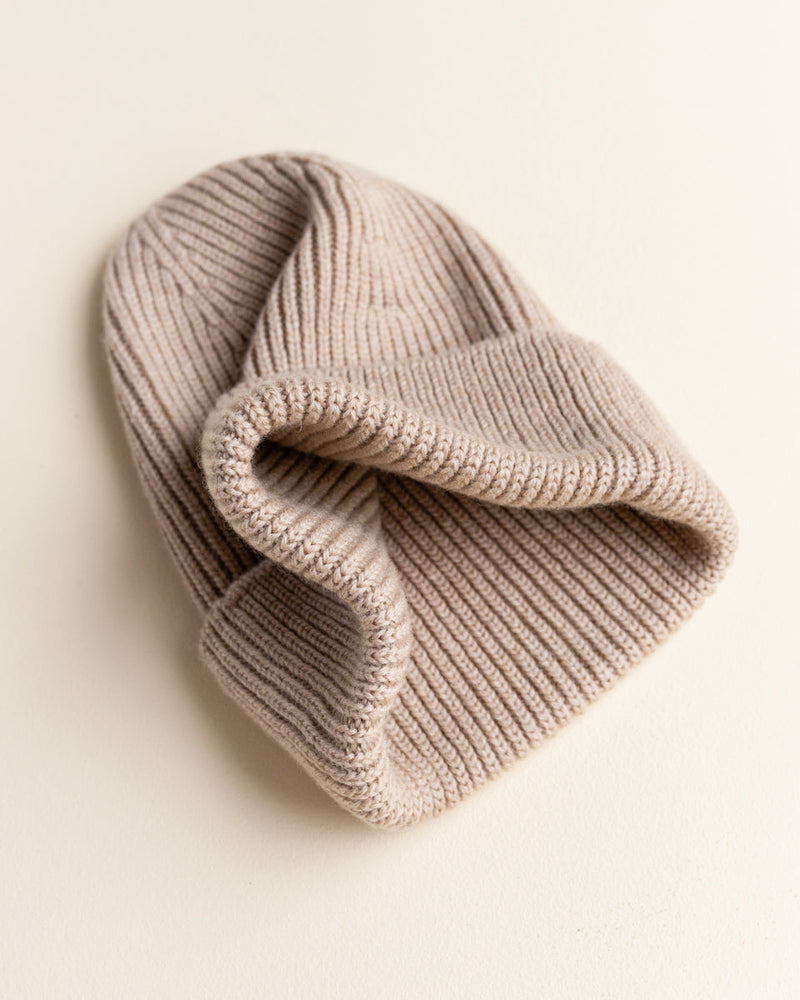 całoroczna czapka merino Fonzie Beanie Hvid BEBE Concept 